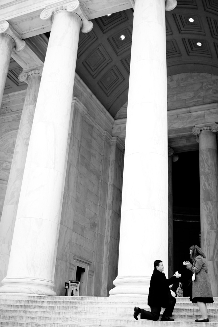 Washington DC Proposal Photography Jefferson Memorial Engagement Photography (18)