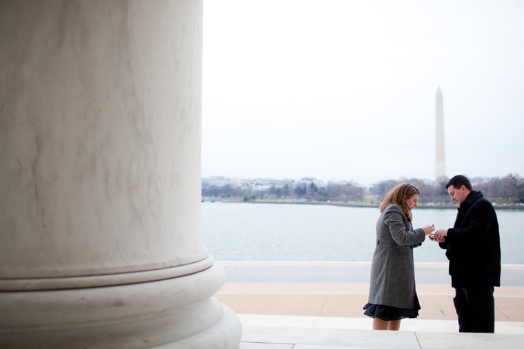 Washington DC Proposal Photography Jefferson Memorial Engagement Photography (14)