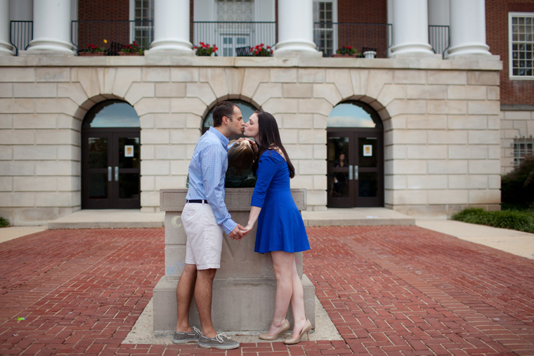 University of Maryland College Park Engagement Photos Bentley's Casie and Justin Photos by Liz and Ryan (19)