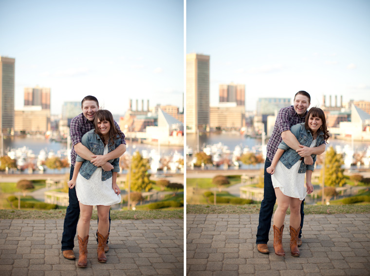Baltimore Engagement Session Federal Hill Harbor East Flemings Steak House Baltimore Maryland Photos by Liz and Ryan Photo (12)