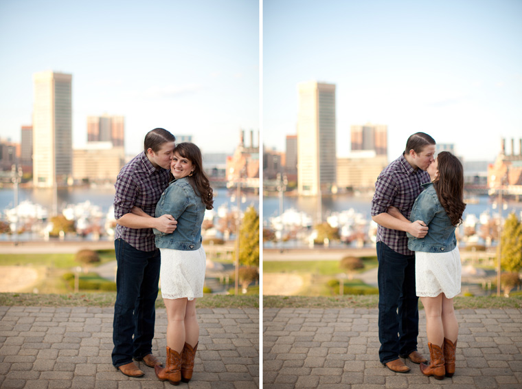 Baltimore Engagement Session Federal Hill Harbor East Flemings Steak House Baltimore Maryland Photos by Liz and Ryan Photo (10)