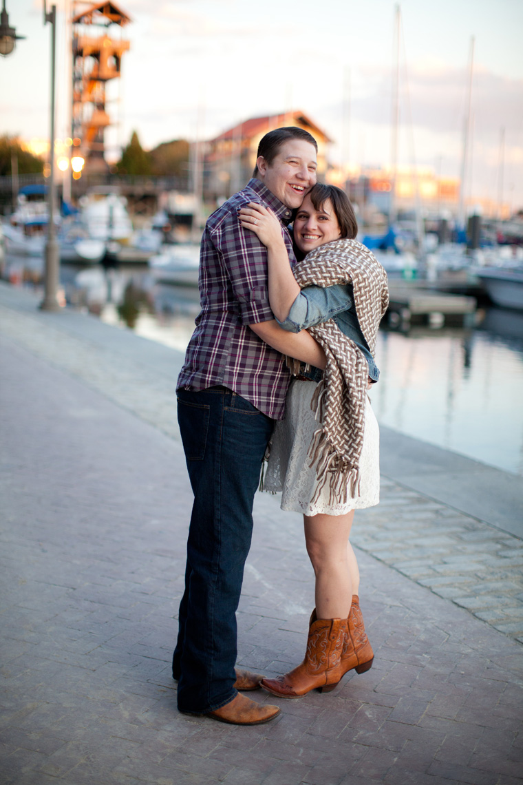 Baltimore Engagement Session Federal Hill Harbor East Flemings Steak House Baltimore Maryland Photos by Liz and Ryan Photo (4)