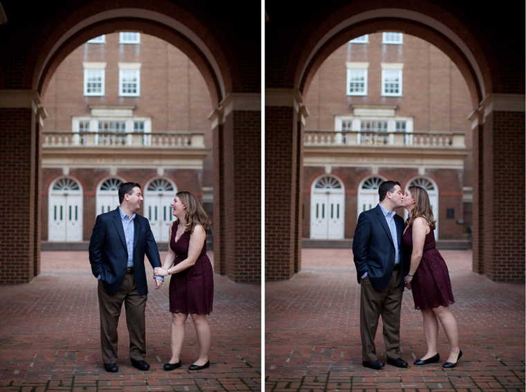 Old Town Alexandria Engagement Session Virginia Christmas Winter Engagement Session Photos by Liz and Ryan (24)