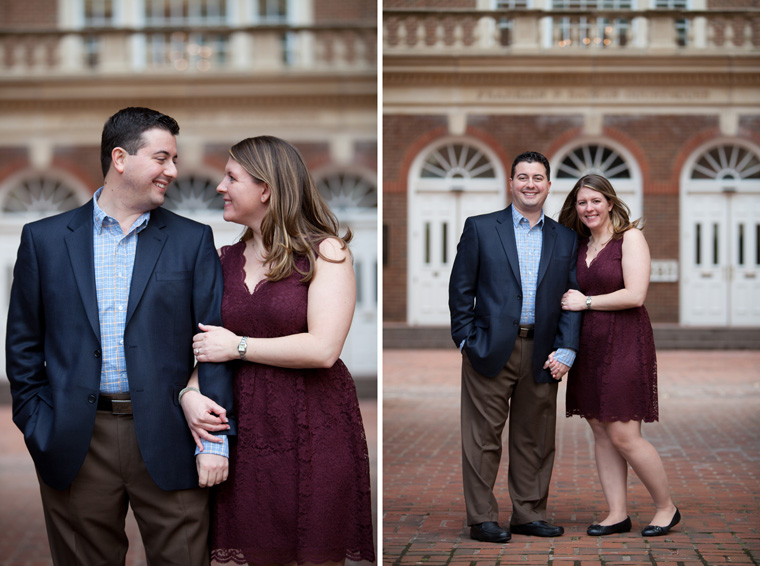 Old Town Alexandria Engagement Session Virginia Christmas Winter Engagement Session Photos by Liz and Ryan (22)