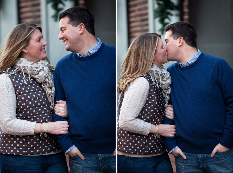 Old Town Alexandria Engagement Session Virginia Christmas Winter Engagement Session Photos by Liz and Ryan (17)