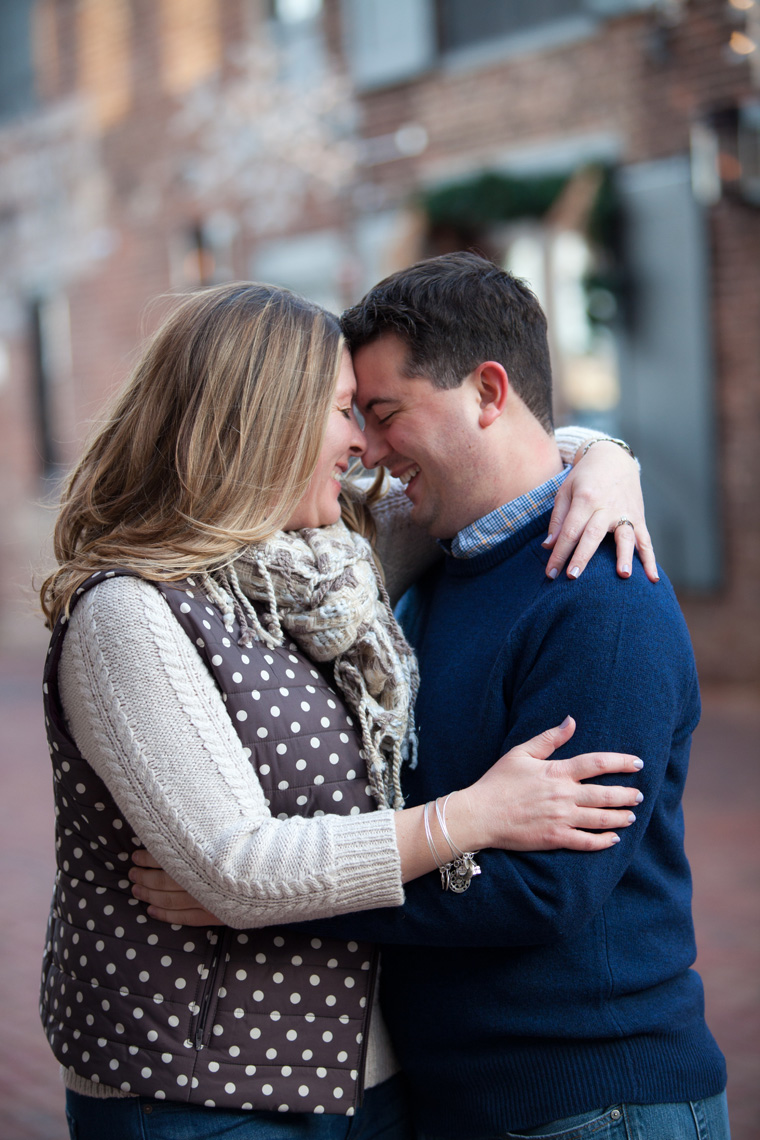 Old Town Alexandria Engagement Session Virginia Christmas Winter Engagement Session Photos by Liz and Ryan (16)