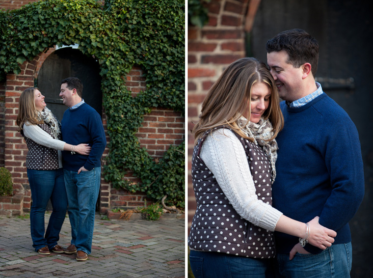 Old Town Alexandria Engagement Session Virginia Christmas Winter Engagement Session Photos by Liz and Ryan (11)