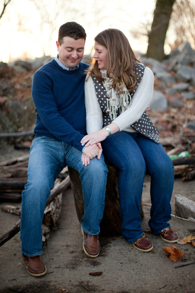 Old Town Alexandria Engagement Session Virginia Christmas Winter Engagement Session Photos by Liz and Ryan (9)