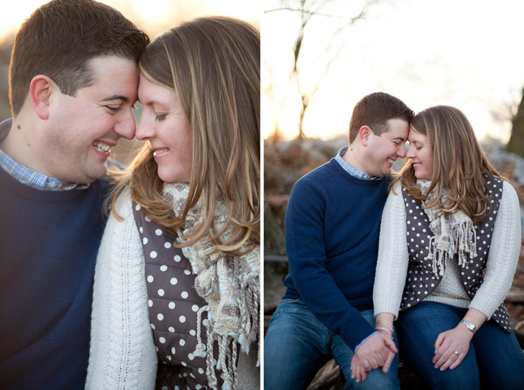 Old Town Alexandria Engagement Session Virginia Christmas Winter Engagement Session Photos by Liz and Ryan (7)