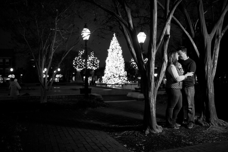 Old Town Alexandria Engagement Session Virginia Christmas Winter Engagement Session Photos by Liz and Ryan (2)