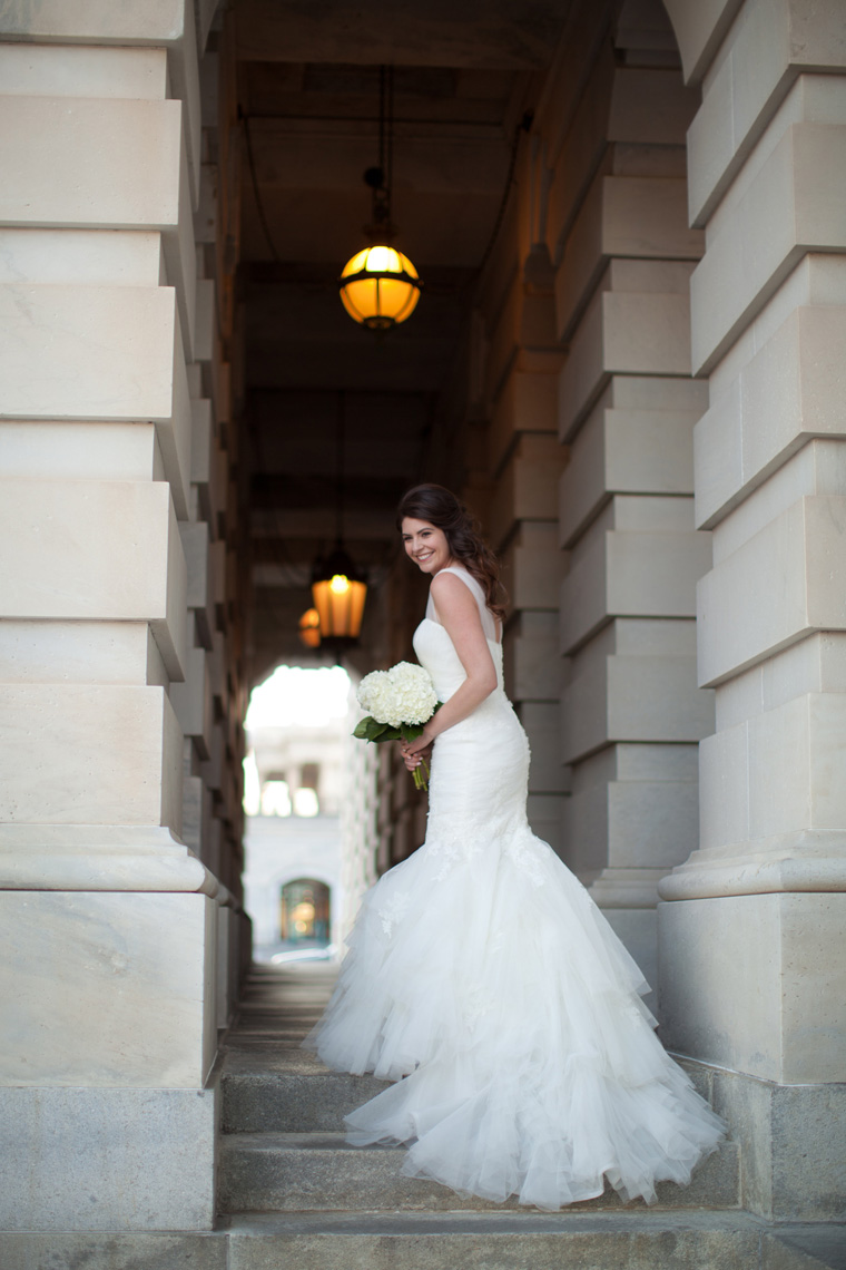 Washington DC Bridal Portraits Capital Building Wedding Photography by Liz and Ryan (9)