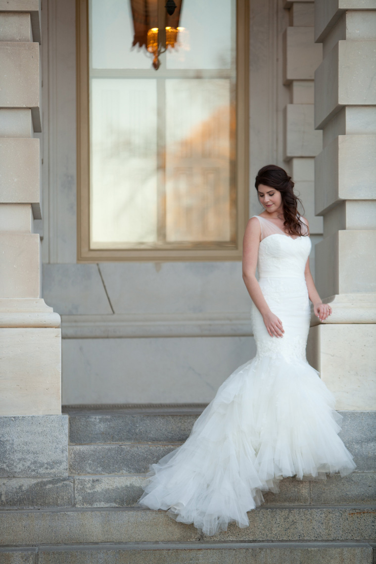 Washington DC Bridal Portraits Capital Building Wedding Photography by Liz and Ryan (7)