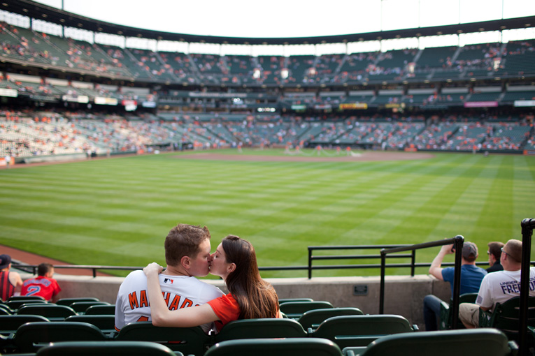 Baltimore Orioles Engagement Session Federal Hill Baltimore Engagement Photos (18)