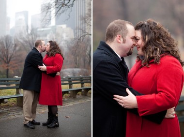 Christmas Engagement Session in NYC, New York City, NY, Rockefeller Center, Christmas Tree, Central Park, Macys, Times Square, The Rockefeller Center Christmas Tree, Christmas Market, Bethesda Fountain, The Plaza, 5th Avenue, Christmas Window Displays (23)