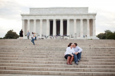 Washington DC Engagement Photos by Liz and Ryan Lincoln Memorial Washington Monument Washington DC Mall Wedding and Engagement Photography The White House (7)