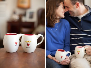 Cozy Winter Engagement Session Washington DC Fireplace Snow Photos by Liz and Ryan (10)