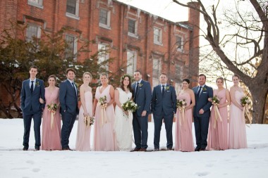 St Johns College McDowell Hall Randall Hall Annapolis Maryland Winter Wedding Snow Wedding and Engagement Photography Classic Romantic Photos by Liz and Ryan (21)