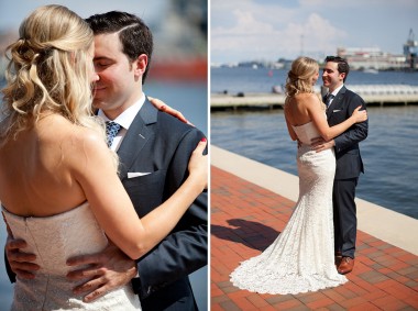 Baltimore Inner Harbor Wedding Maryland Waterfront Wedding and Engagement Photography by Liz and Ryan Christopher Schafer Clothier Frederick Douglass-Isaac Myers Maritime Museum Fells Point Baltimore Photos by Liz and Ryan (22)